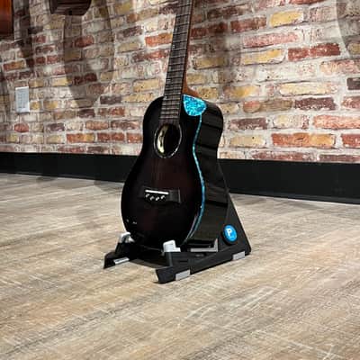 Flight Royal Series Nighthawk EQ-A Concert Ukulele F6300 - Brown Burst image 2