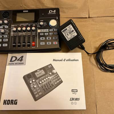 Korg D4 Digital Recorder 2010s Excellent Condition in Box with original Power Supply and Users Manual image 14