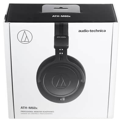 Audio Technica ATH-M60X Closed-Back Pro Monitor Headphones+Tube Headphone Amp image 7
