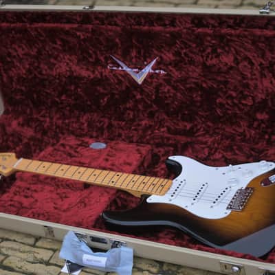 Fender Custom Shop Vintage Custom 1955 Stratocaster, NOS, Maple Fingerboard - Wide-Fade 2-Color Sunburst image 22