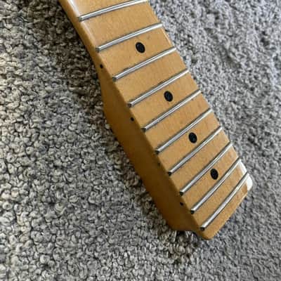 Tagima Yellow Guitar Telecaster Tele Style Maple Neck, 22 Frets Fingerboard image 15
