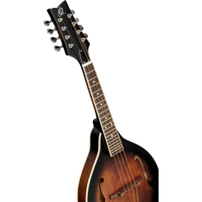 Ortega RMA30-WB-L Left-Handed A-Style Mandolin, Solid Spruce Top, Mahogany Back & Sides image 14