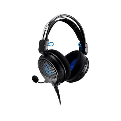 Audio-Technica ATH-GDL3 - Open-Back Gaming/Streaming Headphones with Removable Microphone - Black image 2
