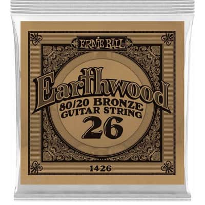 Ernie Ball P01426 .026 Earthwood 80/20 Bronze Acoustic Guitar String