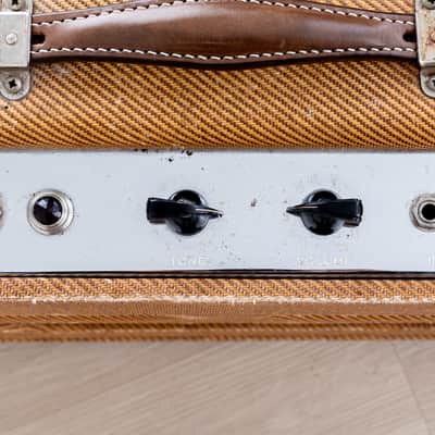 Immagine 1957 Fender Princeton Tweed Vintage Tube Amp 5F2-A w/ 100% Original Circuit - 4