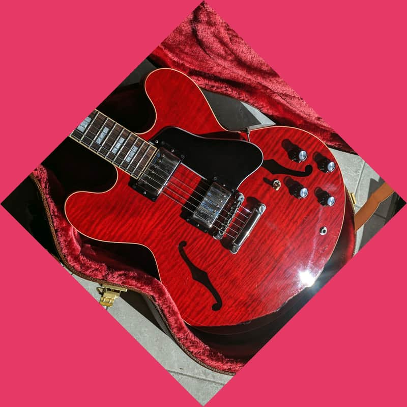 2022 Gibson ES-335 Figured Semi-Hollow with Block Inlays - Cherry image 1