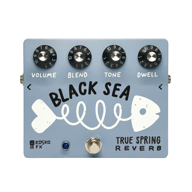 Kosko FX Black Sea True Spring Reverb Tank AMC2BF Suft Garage rock Vintage sound image 1