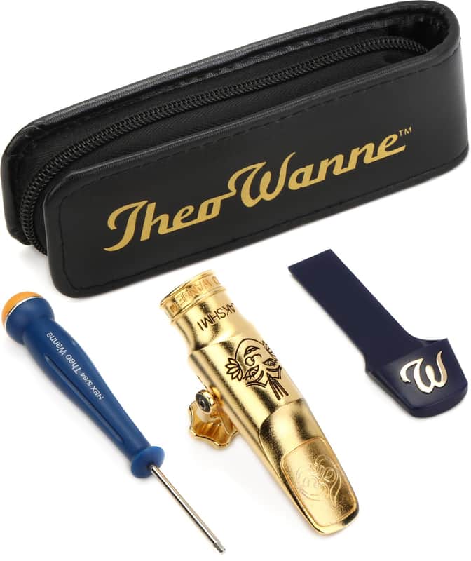 Theo Wanne Lakshmi Alto Saxophone Mouthpiece - 8  Gold-plated image 1