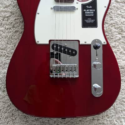 Mint Fender Player II Telecaster guitar, Rosewood Fingerboard, Transparent Cherry image 3
