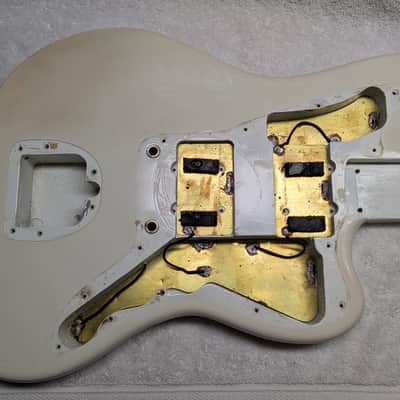 Authentic 1965 Fender JAZZMASTER Body with Vintage Parker BODY-GUARD Shield image 1