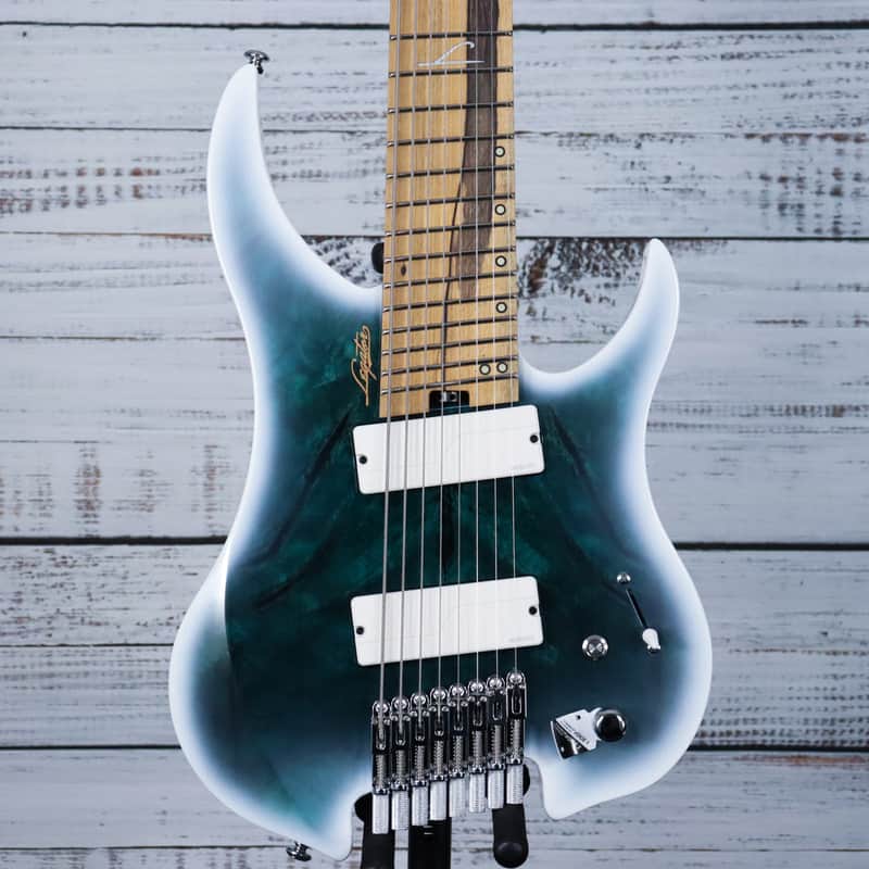 Legator Ghost G8FOD 8 String Multiscale Electric Guitar | Arctic Blue (IN STOCK) image 1