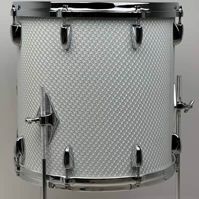 Gretsch 20/12/14/5.5x14" USA Custom Drum Set - 3D Moire w/ Vintage Build image 20