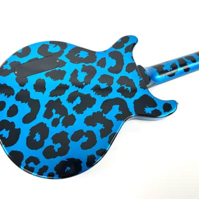 Rock N Roll Relics Thunders Bass 2025 - Blue Metallic Leopard Print image 4