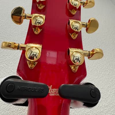 2023 Gibson Custom M2M Les Paul Custom Ferrari Red Bild 20