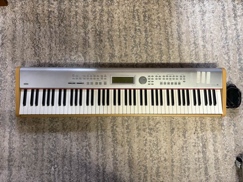 Korg SP-500 Early 2000s - Silver, wood tones image 1