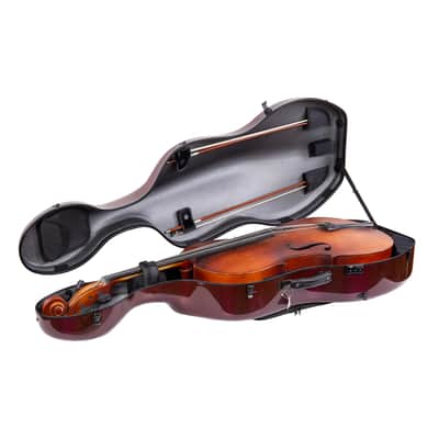 Crossrock 100% Carbon Fiber Case fits 4/4 Full-Size Cello, 7 Lb Lightweight image 9