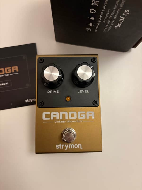 Strymon Canoga Vintage Silicon Fuzz 2026 - Present - Gold / Black image 1