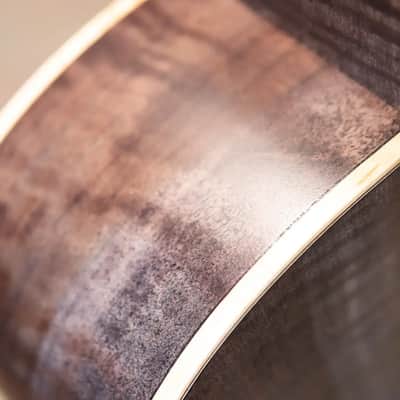 Beard Legacy-E HipShot DoubleShot Square Neck Resonator Guitar - Black Ice 2-Tone Custom Horse Chestnut with Hardshell Case image 9