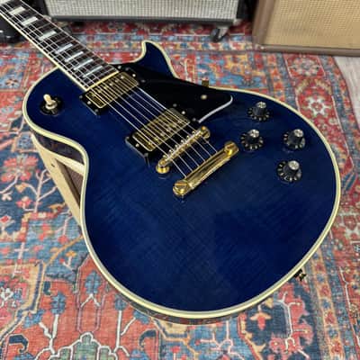 Greco Les Paul Custom Blue Flame Model EGC68- 700 Mint Collection - 1987 image 6