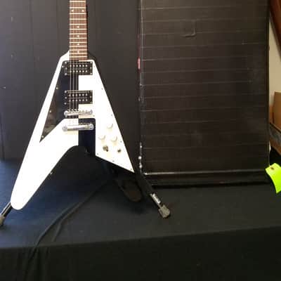 Dean Retro V Michael Schenker Signature Black/White image 1