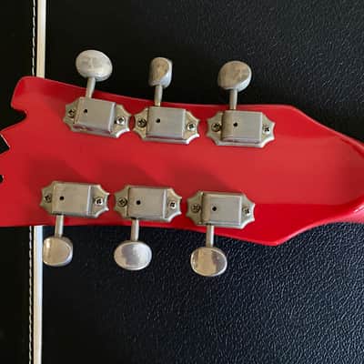 Mosrite Of California The Ventures Model Red Signed By Don Wilson Japan Vintage OHSC MIJ image 21