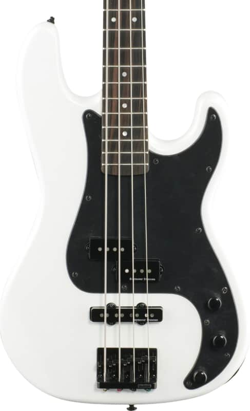 ESP LTD Surveyor '87 4-String Bass Guitar, Macassar Ebony Fingerboard, Pearl White image 1