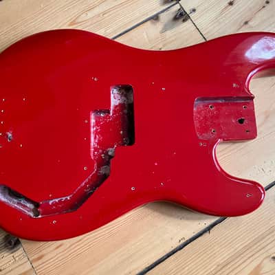 Sunn Mustang Precision Bass Guitar Body Solid India 1980s image 1