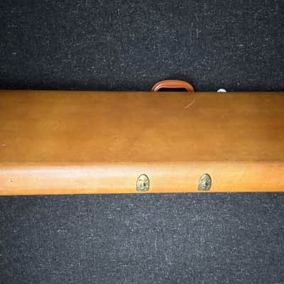 1957 Fender Musicmaster (#573) with Case Original Desert Sand Vintage Finish image 25