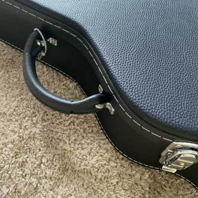 Hofner Electric Bass Guitar Case - Leather Suitcase - Black image 7