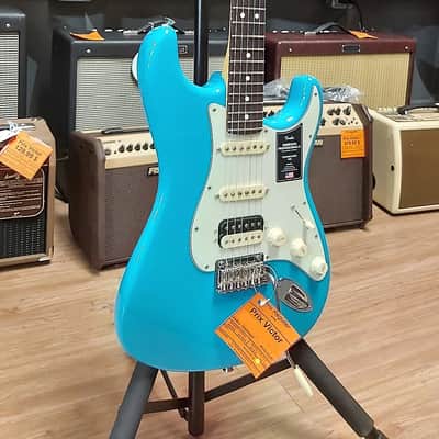 Fender American Professional II Stratocaster with Rosewood Fretboard 2021 Miami Blue image 2