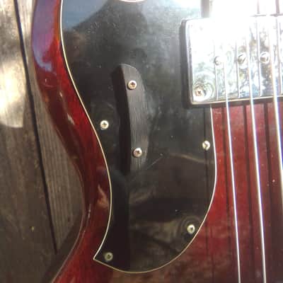 Lefty 1969 Gibson  EB-0 short scale with Factory Double Guards Left Handed image 8