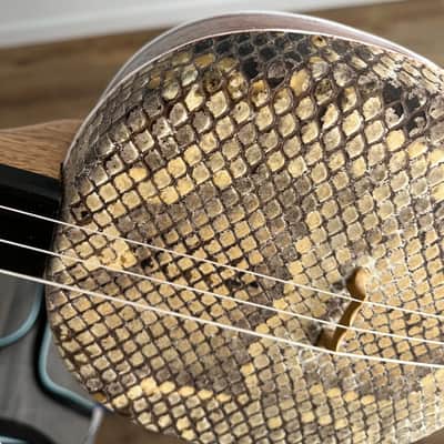 Mongolian Shanz/Shadruga (like Sanxian/Shamisen) – Fretless Folk Banjo image 11
