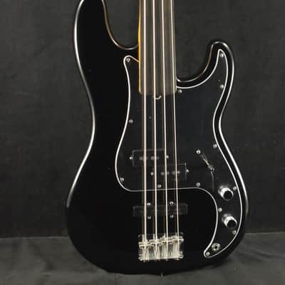 Fender Tony Franklin Fretless Precision Bass Ebony Fingerboard Black image 1