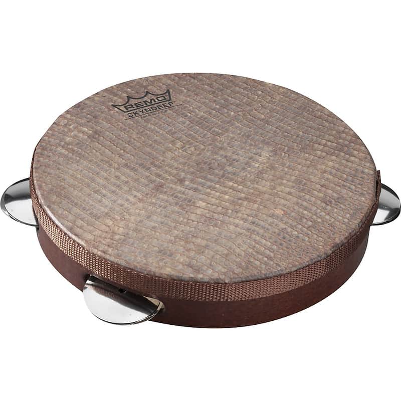 Remo Capoeira Pandeiro Regular Snake Skin 10 In x 1.78 In image 1