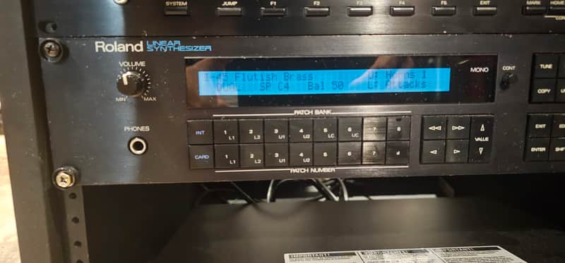 Roland D-550 Digital Piano Sound Module 1987 - Black image 1