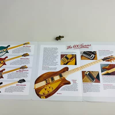 Rickenbacker 600 Series Foldout Brochure 1993 image 3