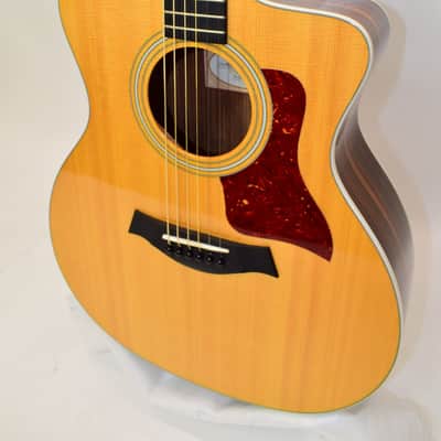 2016 Taylor 214ce DLX Grand Auditorium Acoustic Electric Guitar, Natural w/ Case image 5