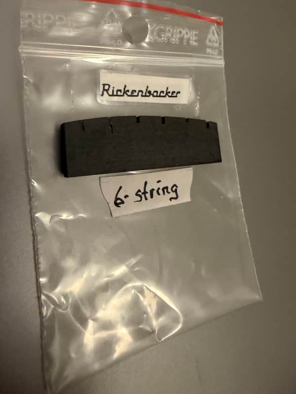 Rickenbacker 6-stringed guitar nut [41.2mm] 90s-00s - Black image 1