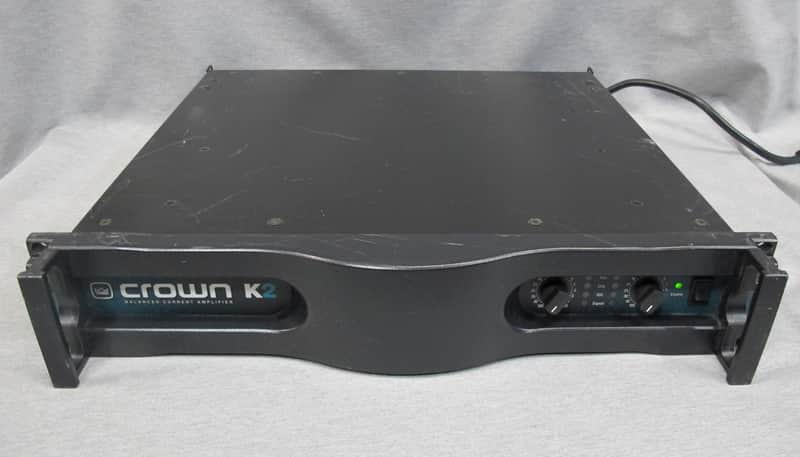 Black Crown K2 amplifier head on a matching speaker cabinet.
