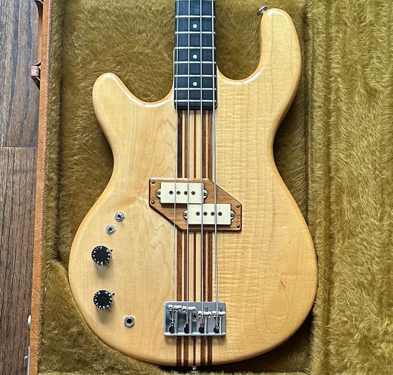 RARE! 1979 Kramer DMZ 4001 LEFTY - Natural w/ OHSC image 1