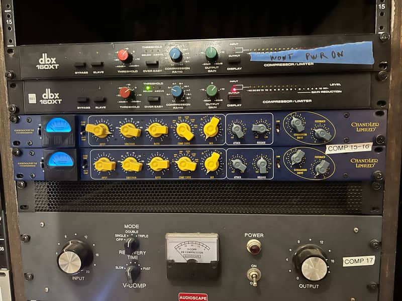 Chandler Limited Germanium Compressor Pair with PSU 2010s - Blue image 1