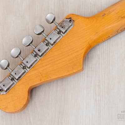 1966 Fender Stratocaster Vintage Electric Guitar Sonic Blue w/ Case image 5