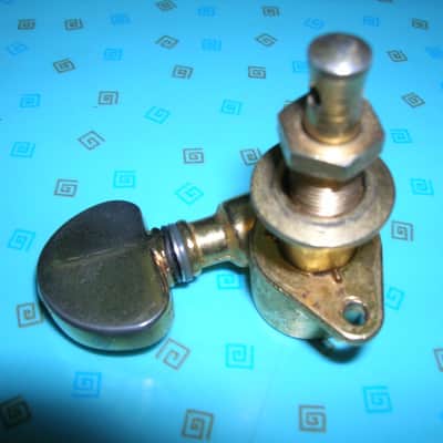 GROVER SINGLE 3x3 gold Rotomatic TUNER BASS side recent #3 image 3