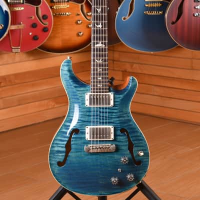 PRS Paul Reed Smith Hollowbody II Piezo Pattern 85/15LT Aquamarine image 1