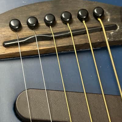 Fender American Acoustasonic Telecaster Acoustic Electric Guitar - Steel Blue image 7