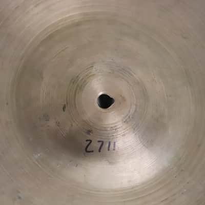 Zildjian 21" A Avedis Sizzle Ride Cymbal Vintage 1960's 2,711g's image 13