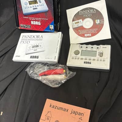 Korg Pandora PX5D Personal Multi Effect Processor with Box Manual CD Cable Untested image 1
