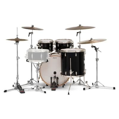 Slingerland Studio King 7x10 8x12 16x16 16x22 Del Norte Black image 4