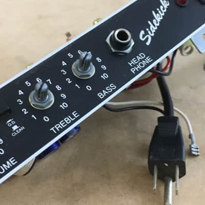 Vintage Fender Musical Instruments Squier PR-357 1990s Black Tolex Made In Korea Project Chassis Amplifier image 10