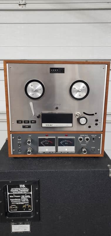 Tables Bobines Vintage TEAC A-4010S – 4 Cales Métalliques D'origine